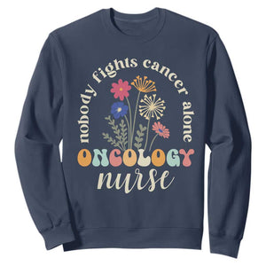 Funny Oncology Nurse Sweatshirt Squad Oncology Medical Assistant TS14 Navy Print Your Wear
