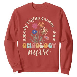 Funny Oncology Nurse Sweatshirt Squad Oncology Medical Assistant TS14 Red Print Your Wear