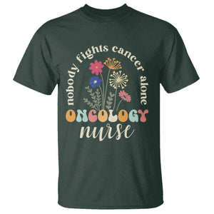 Funny Oncology Nurse T Shirt Squad Oncology Medical Assistant TS14 Dark Forest Green Print Your Wear