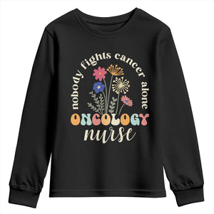 Funny Oncology Nurse Youth Sweatshirt Squad Oncology Medical Assistant TS14 Black Print Your Wear