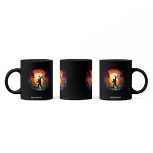 Bigfoot Racing Coffee Mug Sasquatch Checkered Flag TS14 Print Your Wear