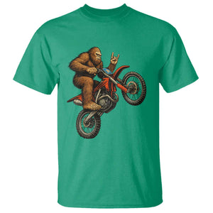 Bigfoot Dirt Bike T Shirt Motocross Sasquatch Rock On Hand TS14 Irish Green Print Your Wear