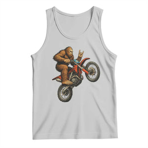 Bigfoot Dirt Bike Tank Top Motocross Sasquatch Rock On Hand TS14 Ash Print Your Wear