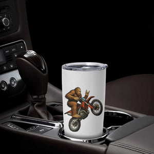 Bigfoot Dirt Bike Tumbler Cup Motocross Sasquatch Rock On Hand TS14 Print Your Wear