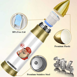 67 Six Seven Christmas Bullet Tumbler Santa MAGA Hat Xmas TS14 Print Your Wear