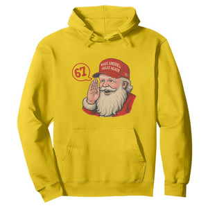 67 Six Seven Christmas Hoodie Santa MAGA Hat Xmas TS14 Daisy Print Your Wear