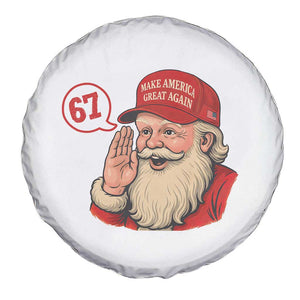 67 Six Seven Christmas Spare Tire Cover Santa MAGA Hat Xmas TS14 Print Your Wear