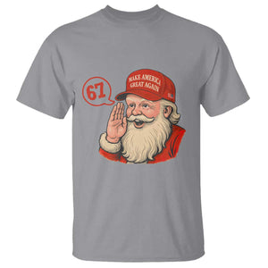 67 Six Seven Christmas T Shirt Santa MAGA Hat Xmas TS14 Sport Gray Print Your Wear