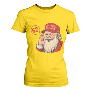 67 Six Seven Christmas T Shirt For Women Santa MAGA Hat Xmas TS14 Daisy Print Your Wear