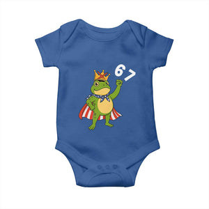 Resist Frog Baby Onesie Super American 67 Six Seven Meme TS14 Royal Blue Print Your Wear
