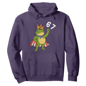 Resist Frog Hoodie Super American 67 Six Seven Meme TS14 Purple Print Your Wear