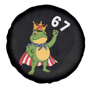 Resist Frog Spare Tire Cover Super American 67 Six Seven Meme TS14 Print Your Wear