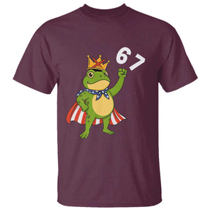 Resist Frog T Shirt Super American 67 Six Seven Meme TS14 Maroon Print Your Wear