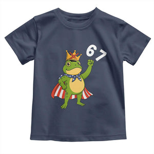 Resist Frog Toddler T Shirt Super American 67 Six Seven Meme TS14 Navy Print Your Wear