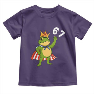 Resist Frog Toddler T Shirt Super American 67 Six Seven Meme TS14 Purple Print Your Wear