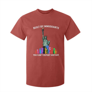 Immigrant Rights T Shirt For Kid Built by Immigrants You Can Not Deport History TS14 Red Print Your Wear