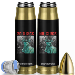 No Kings Bullet Tumbler Statue of Liberty Selfie Freedom TS14 Black Print Your Wear