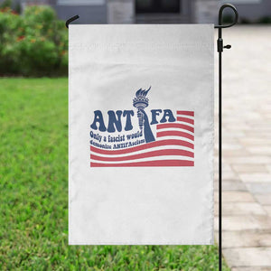 Antifa Fascism Patriotic Garden Flag Antifascist Statue of Liberty TS14 Print Your Wear