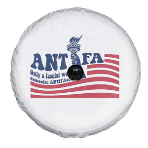 Antifa Fascism Patriotic Spare Tire Cover Antifascist Statue of Liberty TS14 Print Your Wear