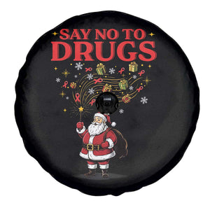 Santa Christmas Spare Tire Cover AIDS Awwanrness Red Ribbon HIV Support TS14 Print Your Wear