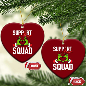 Red Ribbon AIDS Awareness Ceramic Ornament Elf Hand Christmas HIV Support TS14 Print Your Wear