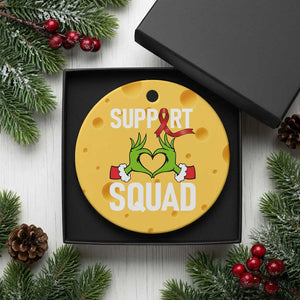 Red Ribbon AIDS Awareness Ceramic Ornament Elf Hand Christmas HIV Support TS14 1pc Yellow Cheese Print Your Wear