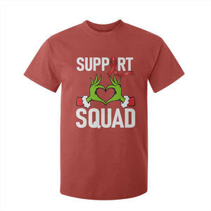 Red Ribbon AIDS Awareness T Shirt For Kid Elf Hand Christmas HIV Support TS14 Red Print Your Wear