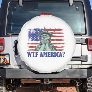 Funny American Spare Tire Cover Statue of Liberty WTF USA Freedom Satire TS14 No hole White Print Your Wear