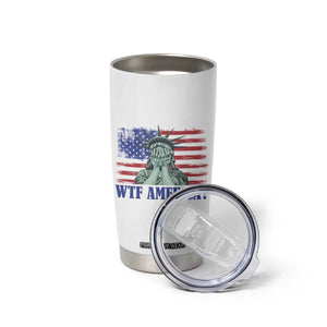 Funny American Tumbler Cup Statue of Liberty WTF USA Freedom Satire TS14 Print Your Wear