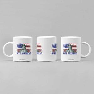 Funny American Coffee Mug Statue of Liberty WTF USA Freedom Satire TS14 Print Your Wear