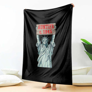 Antifa Fascism Throw Blanket Statue of Liberty Anti Fascism Patriotic TS14 Print Your Wear