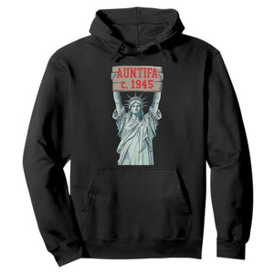 Antifa Fascism Hoodie Statue of Liberty Anti Fascism Patriotic TS14 Black Print Your Wear
