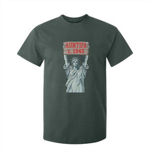Antifa Fascism T Shirt For Kid Statue of Liberty Anti Fascism Patriotic TS14 Dark Forest Green Print Your Wear