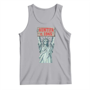 Antifa Fascism Tank Top Statue of Liberty Anti Fascism Patriotic TS14 Athletic Heather Print Your Wear