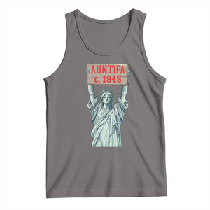 Antifa Fascism Tank Top Statue of Liberty Anti Fascism Patriotic TS14 Deep Heather Print Your Wear