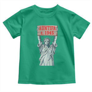 Antifa Fascism Toddler T Shirt Statue of Liberty Anti Fascism Patriotic TS14 Irish Green Print Your Wear