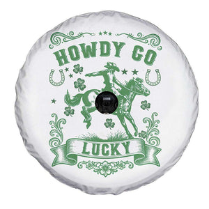 Cowboy St Patrick's Day Spare Tire Cover Howdy Go Lucky TS14 Print Your Wear