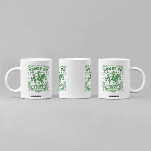 Cowboy St Patrick's Day Coffee Mug Howdy Go Lucky TS14 Print Your Wear