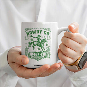 Cowboy St Patrick's Day Coffee Mug Howdy Go Lucky TS14 Print Your Wear