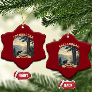 Shenandoah National Park Ceramic Ornament Vintage Virginia Nature Mountain Bear TS14 Print Your Wear