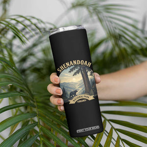 Shenandoah National Park Skinny Tumbler Vintage Virginia Nature Mountain Bear TS14 Print Your Wear