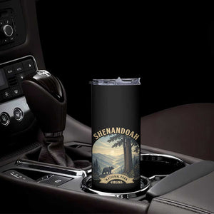 Shenandoah National Park Skinny Tumbler Vintage Virginia Nature Mountain Bear TS14 Print Your Wear