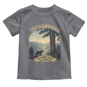Shenandoah National Park Toddler T Shirt Vintage Virginia Nature Mountain Bear TS14 Charcoal Print Your Wear