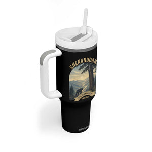 Shenandoah National Park Tumbler With Handle Vintage Virginia Nature Mountain Bear TS14 Print Your Wear