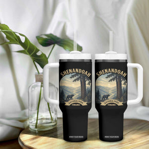 Shenandoah National Park Tumbler With Handle Vintage Virginia Nature Mountain Bear TS14 Print Your Wear