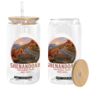 Shenandoah National Park Glass Can Vintage Virginia Mountain Landscape TS14 Print Your Wear
