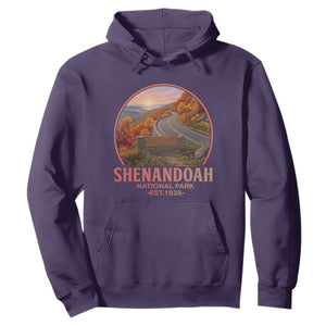 Shenandoah National Park Hoodie Vintage Virginia Mountain Landscape TS14 Purple Print Your Wear