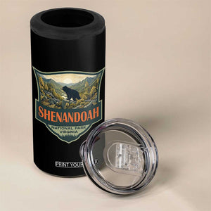Shenandoah National Park 4 in 1 Can Cooler Tumbler Virginia Black Bear Mountain TS14 Print Your Wear