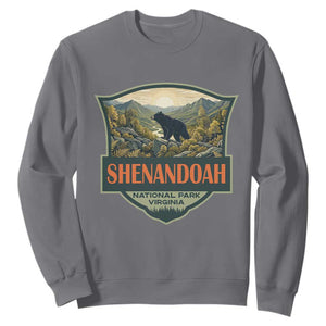 Shenandoah National Park Sweatshirt Virginia Black Bear Mountain TS14 Charcoal Print Your Wear