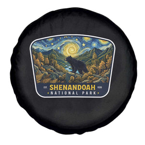 Shenandoah National Park Spare Tire Cover Starry Night Virginia Bear Mountain TS14 Print Your Wear